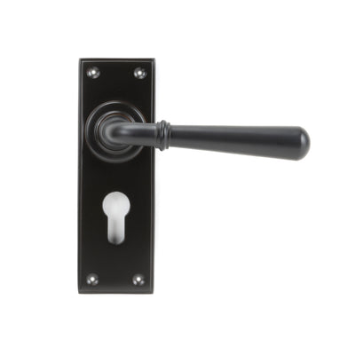 From The Anvil 91438 - Aged Bronze Newbury Lever Euro Lock Set #finish_aged-bronze