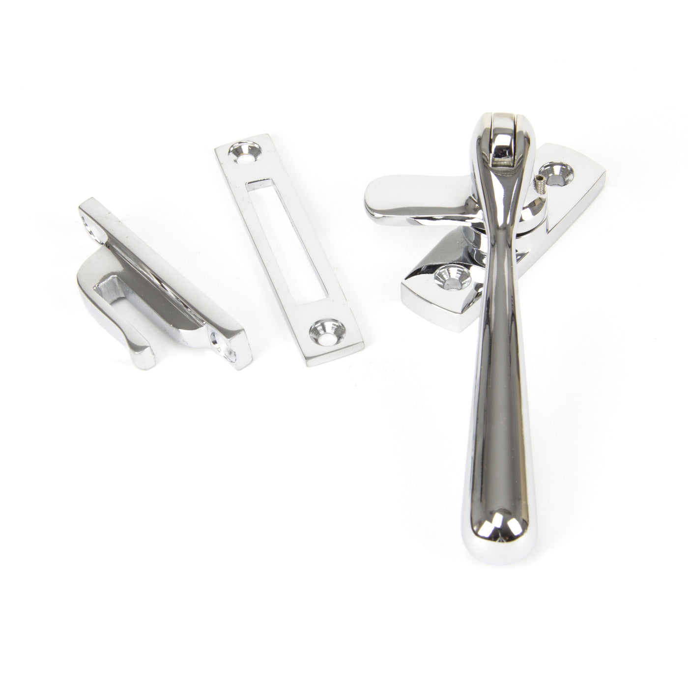 From The Anvil 91448 - Polished Chrome Locking Newbury Fastener #finish_polished-chrome