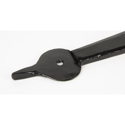 From The Anvil 91473 - Black 24" Hook & Band Hinge - Cranked (pair)