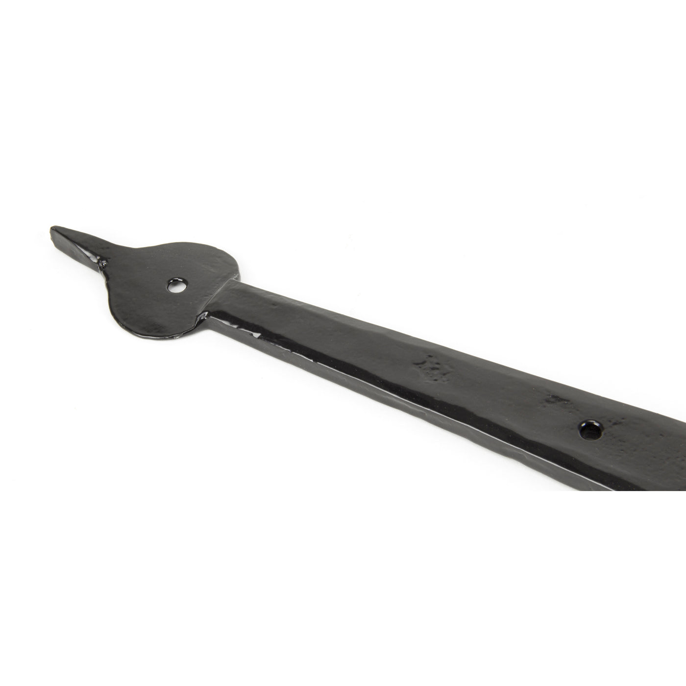 From The Anvil 91473 - Black 24" Hook & Band Hinge - Cranked (pair)