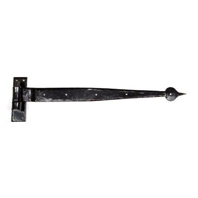 From The Anvil 91473 - Black 24" Hook & Band Hinge - Cranked (pair)