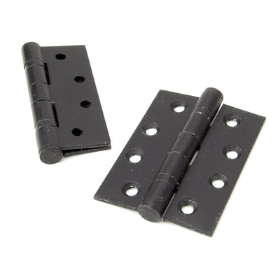 From The Anvil 91043 - Black 4" Ball Bearing Butt Hinge (pair)