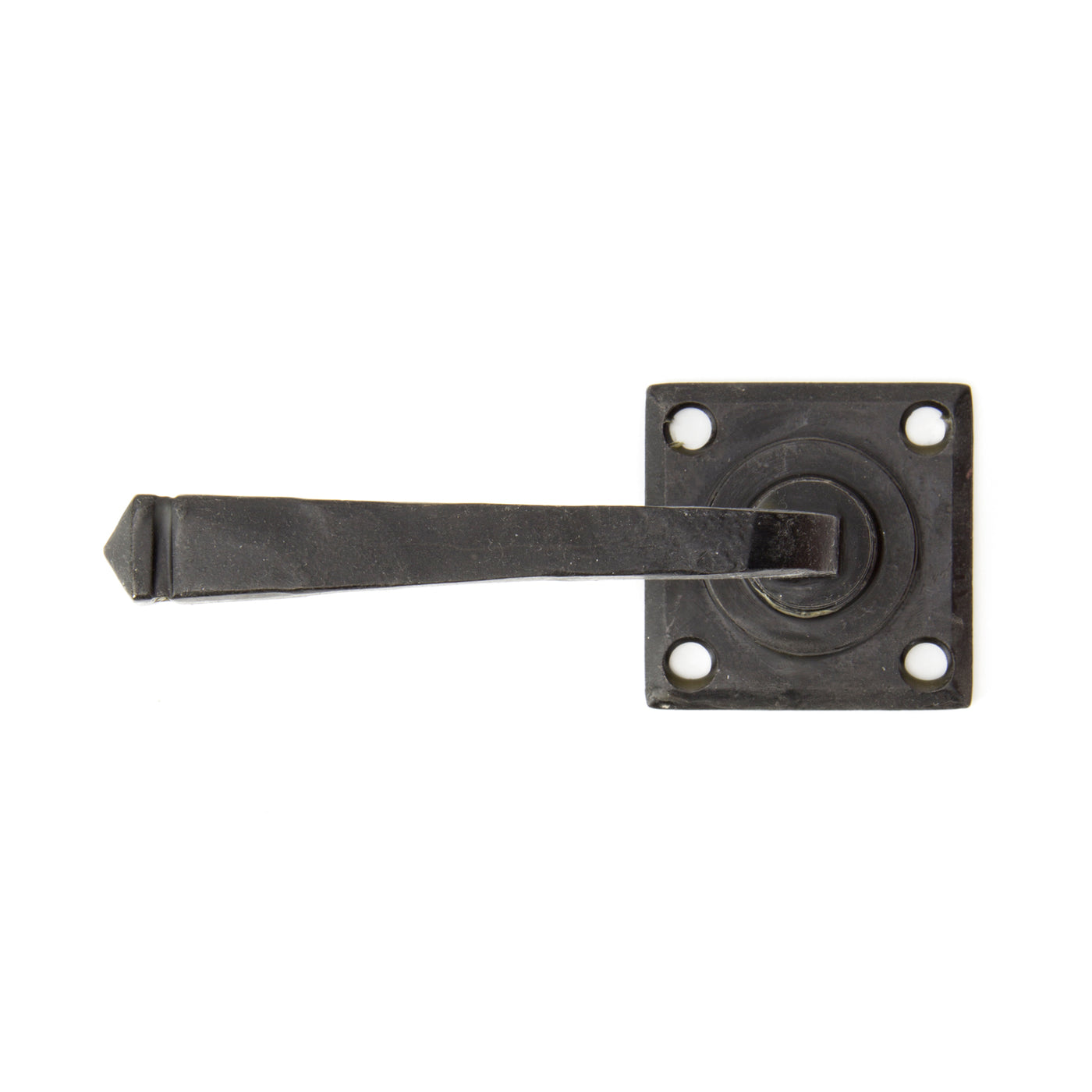 From The Anvil 91483 - External Beeswax Avon Lever on Rose Set Sprung #finish_beeswax-external