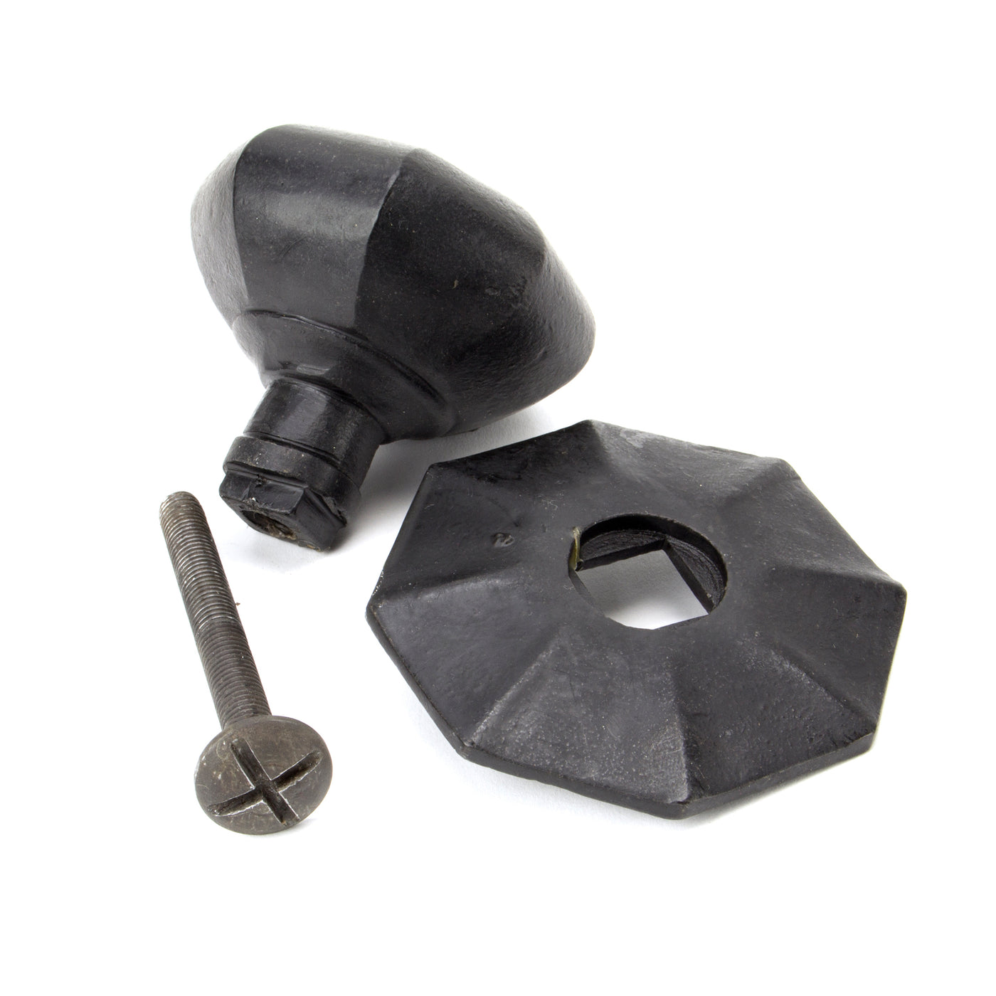 From The Anvil 91498 - External Beeswax Octagonal Centre Door Knob #finish_external-beeswax