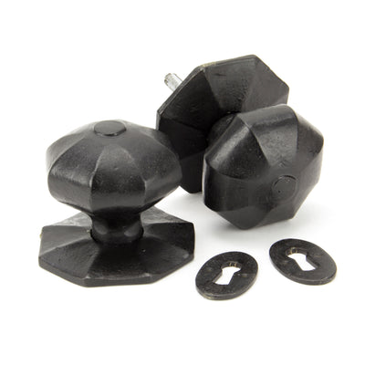 From The Anvil 91499 - External Beeswax Large Octagonal Mortice/Rim Knob Set #finish_beeswax-external