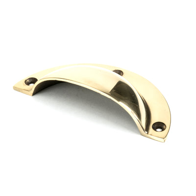 From The Anvil 91522 - Aged Brass 4" Plain Drawer Pull #finish_aged-brass