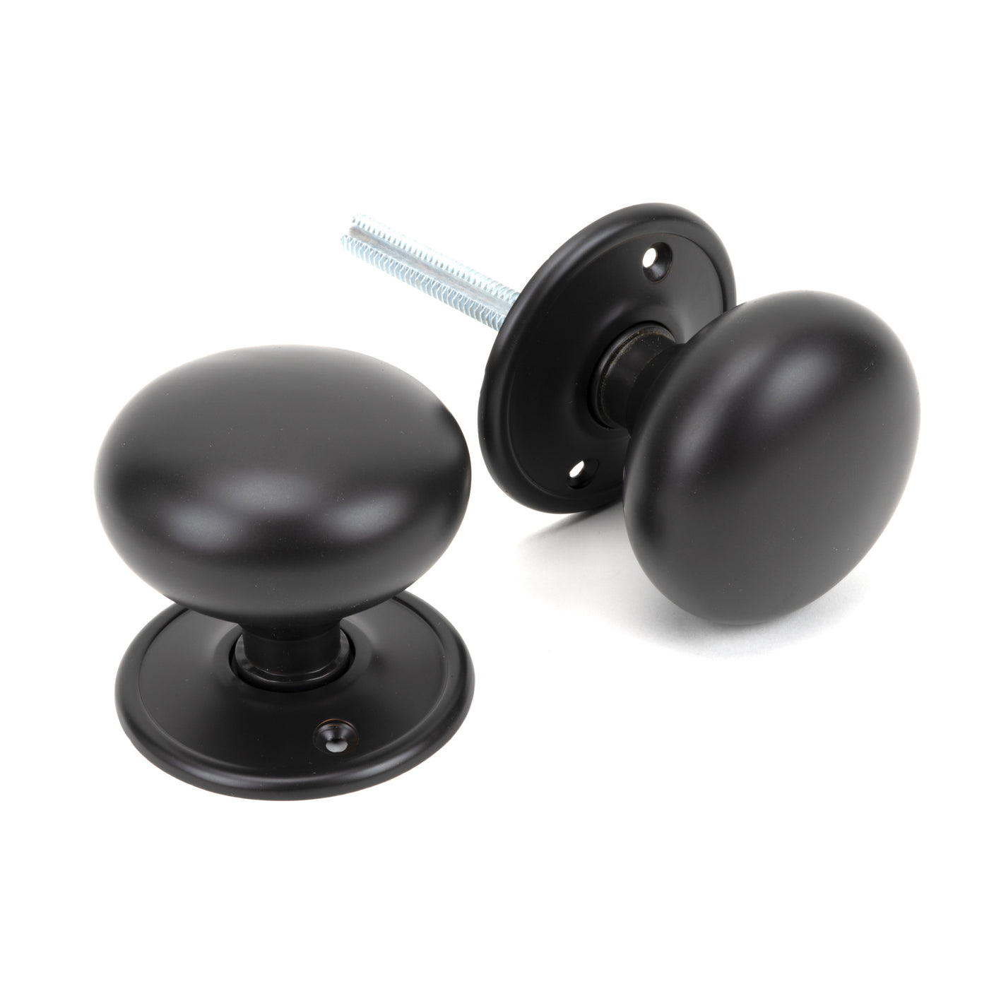 From The Anvil 91531 - Aged Bronze 57mm Mushroom Mortice/Rim Knob Set #finish_aged-bronze