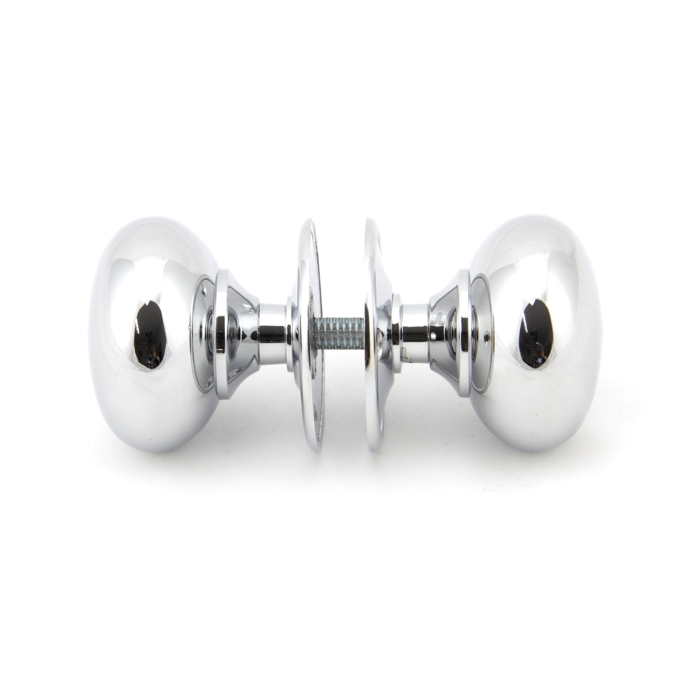 From The Anvil 91532 - Polished Chrome 57mm Mushroom Mortice/Rim Knob Set