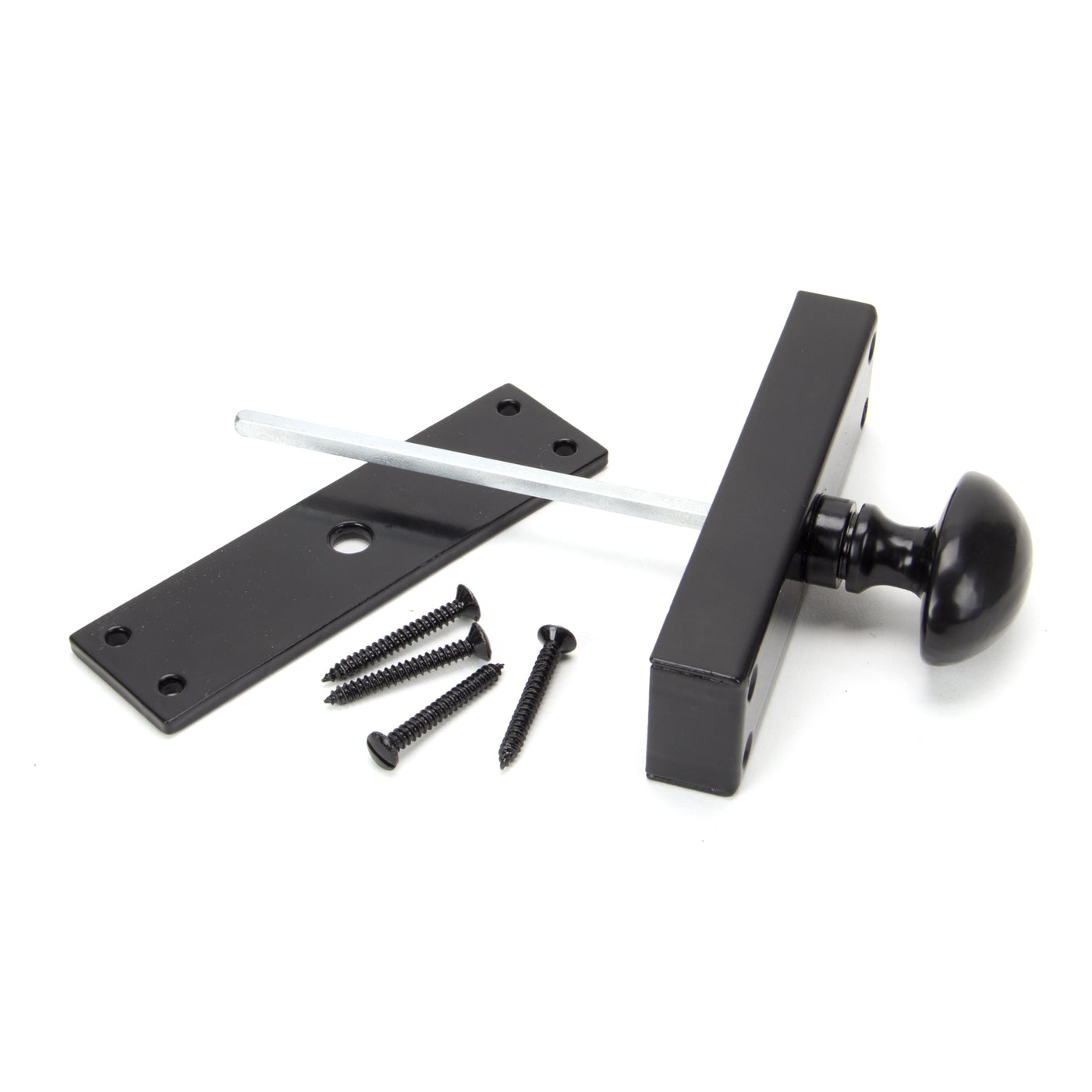 From The Anvil 91791 - Black knob for Cremone Bolt #finish_black