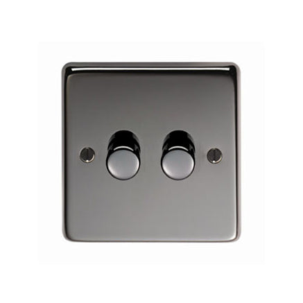 From The Anvil 91799 - BN Double LED Dimmer Switch #finish_black-nickel