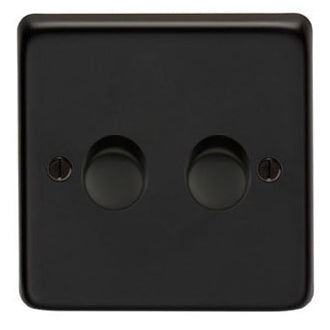 From The Anvil 91812 - MB Double LED Dimmer Switch #finish_matt-black