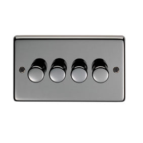 From The Anvil 91816 - BN Quad LED Dimmer Switch #finish_black-nickel