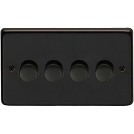 From The Anvil 91818 - MB Quad LED Dimmer Switch #finish_matt-black