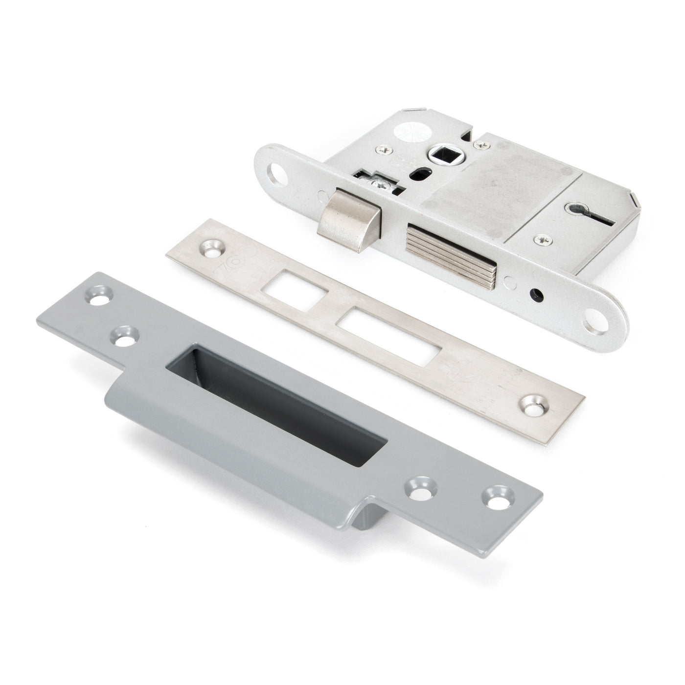 From The Anvil 91825 - SS 2½" 5 Lever BS Sashlock KA #finish_stainless-steel