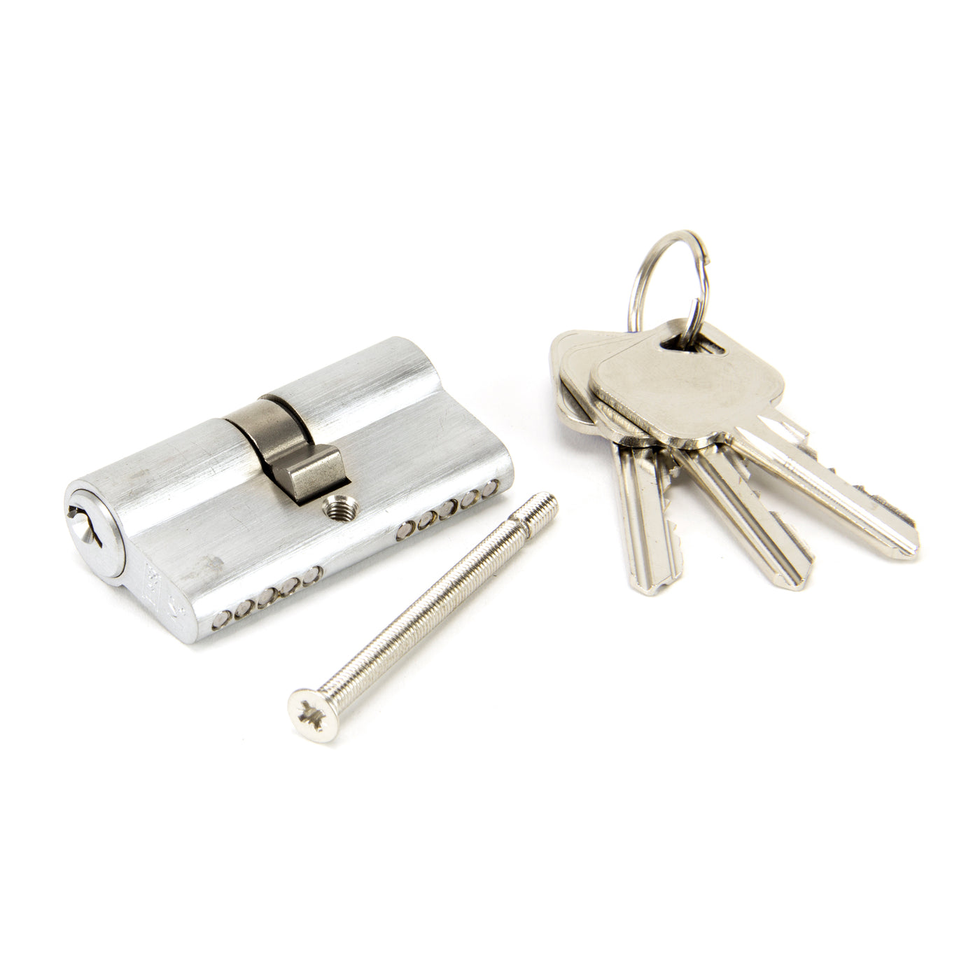 From The Anvil 91851 - Satin Chrome 30/30 Euro Cylinder