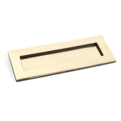 From The Anvil 91880 - Aged Brass Small Letter Plate #finish_aged-brass