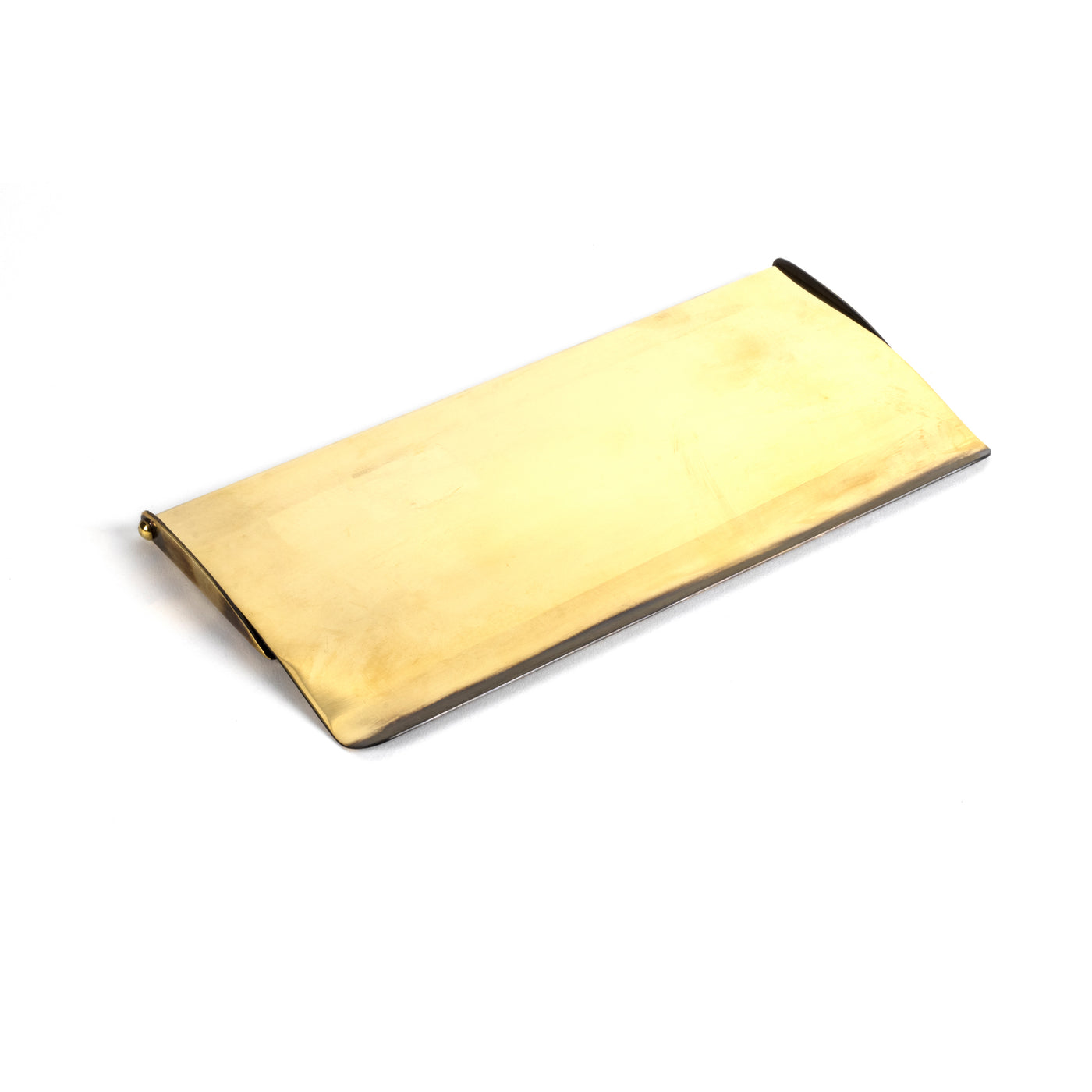 From The Anvil 91882 - Aged Brass Small Letter Plate Cover #finish_aged-brass