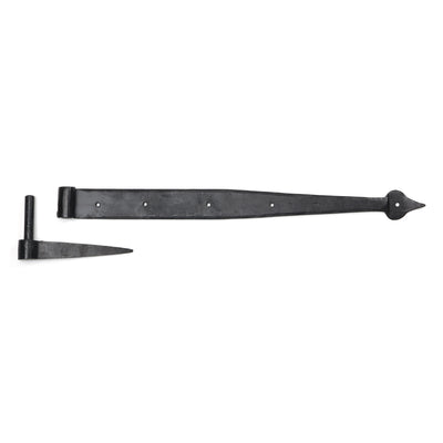 From The Anvil 91900 - External Beeswax 24" Band & Spike Hinge (Pair) #finish_external-beeswax