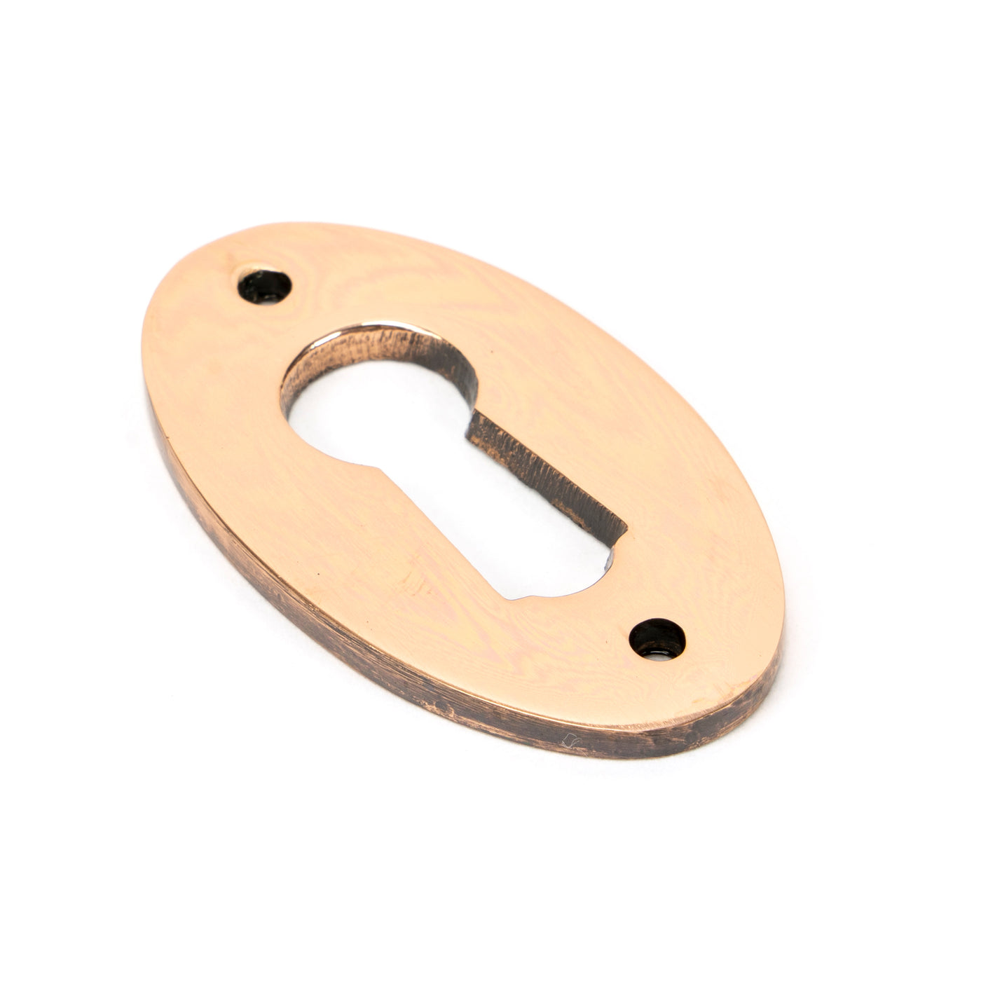 From The Anvil 91927 - Polished Bronze Oval Escutcheon  #finish_polished-bronze