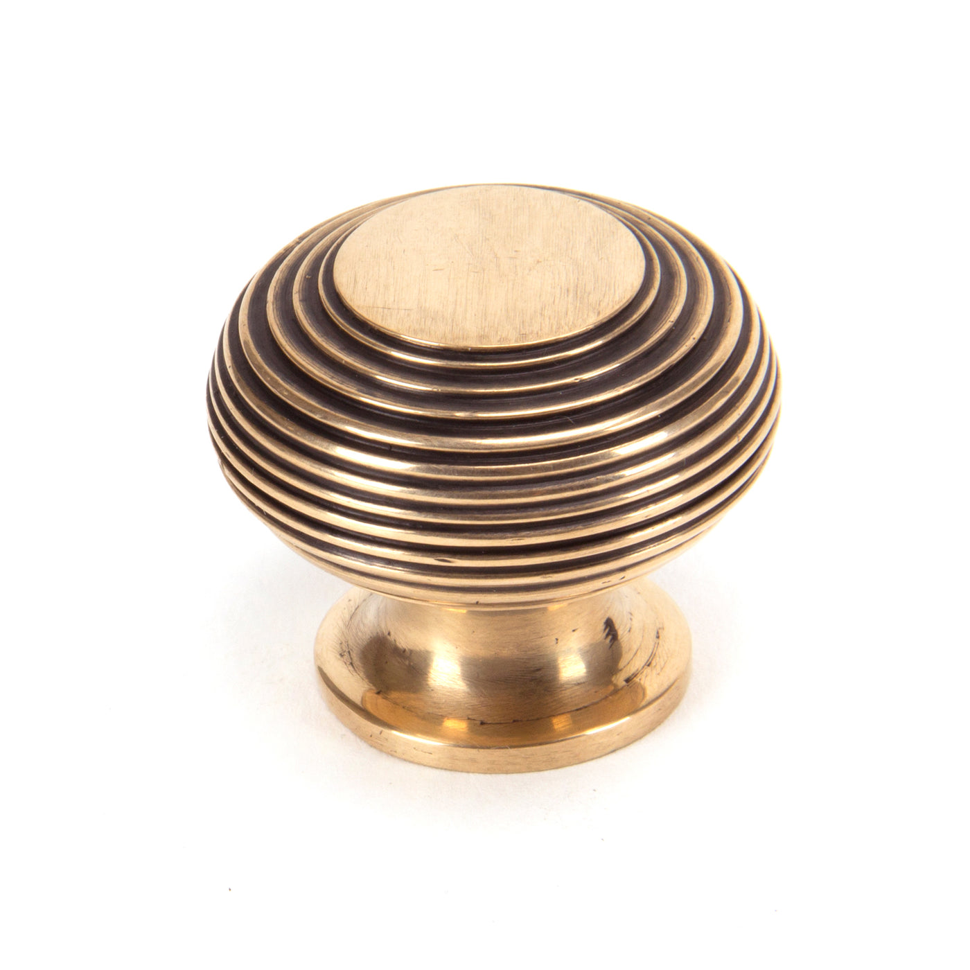 From The Anvil 91947 - Polished Bronze Beehive Cabinet Knob 40mm #finish_polished-bronze