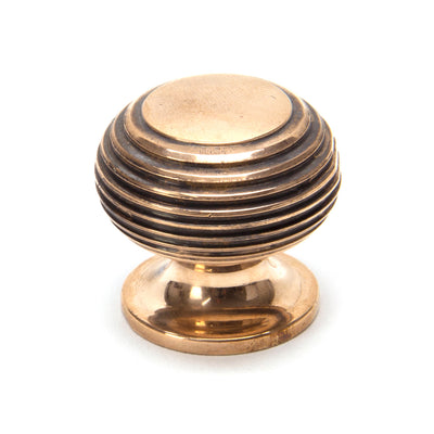 From The Anvil 91948 - Polished Bronze Beehive Cabinet Knob 30mm #finish_polished-bronze