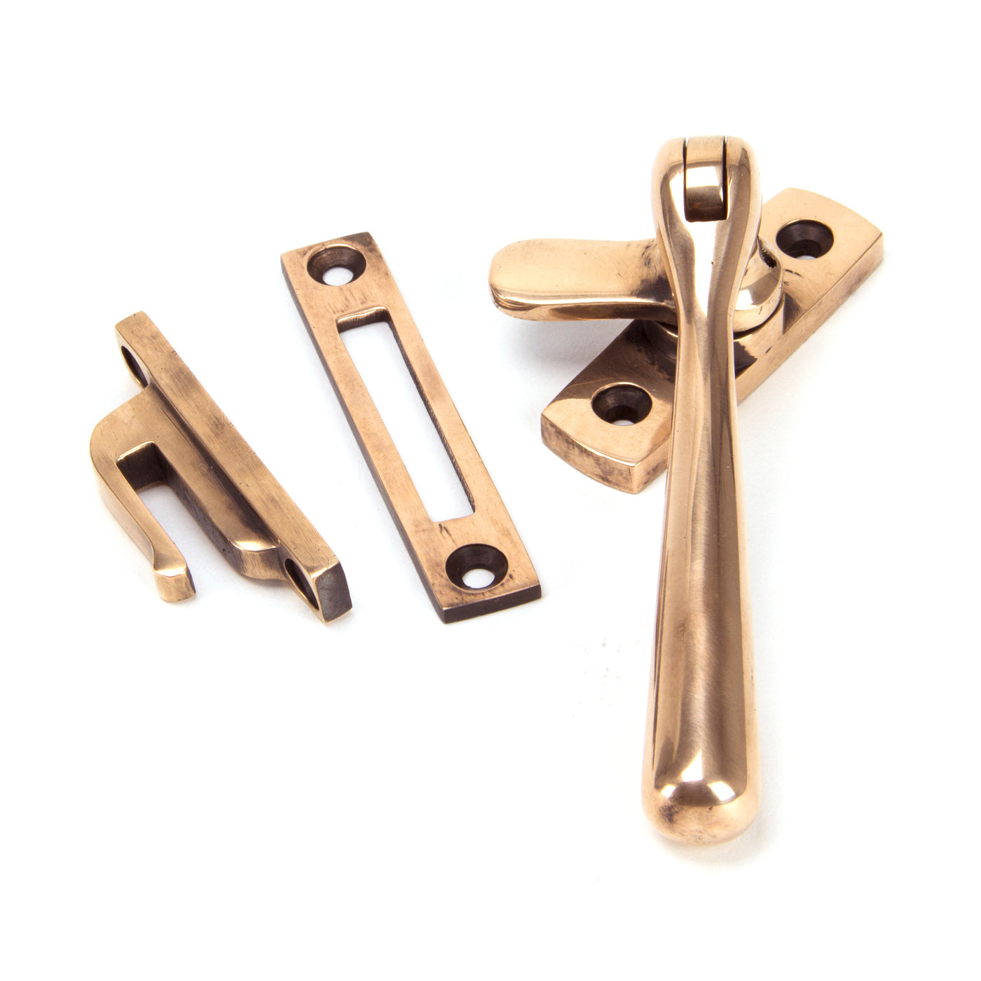 From The Anvil 91951 - Polished Bronze Locking Newbury Fastener #finish_polished-bronze