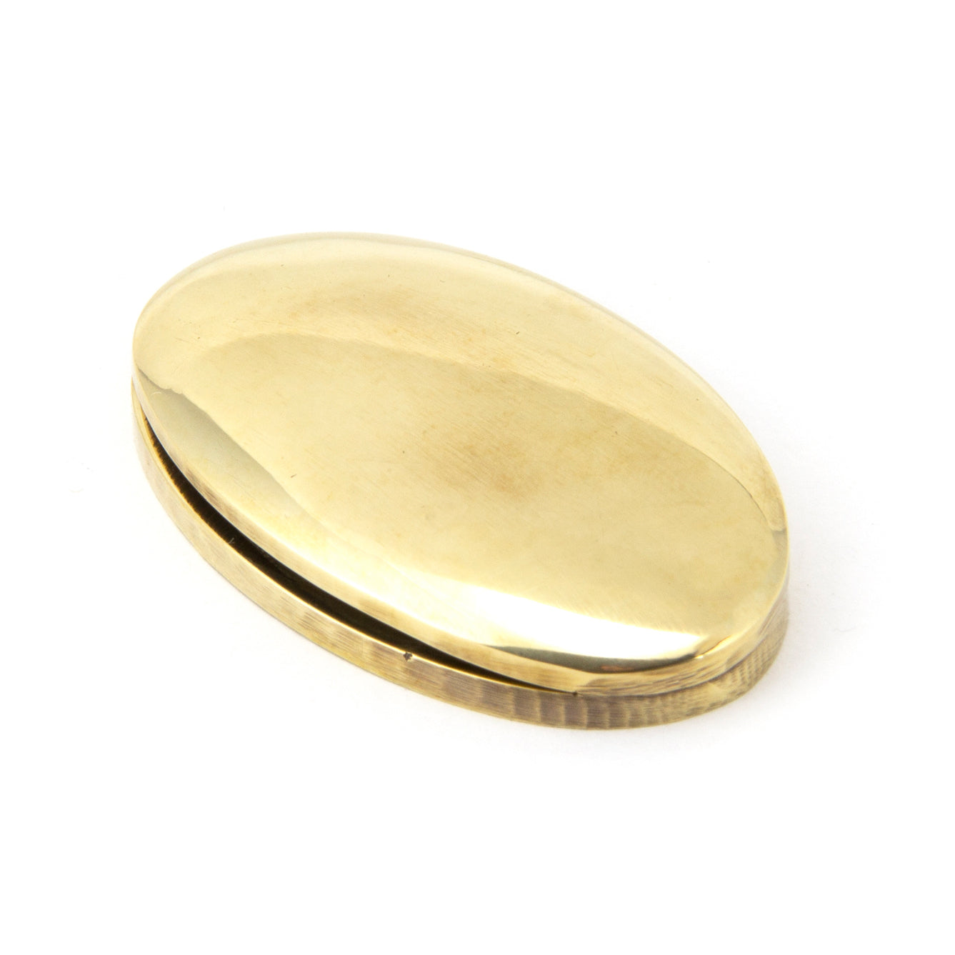 From The Anvil 91988 - Aged Brass Oval Escutcheon & Cover  #finish_aged-brass