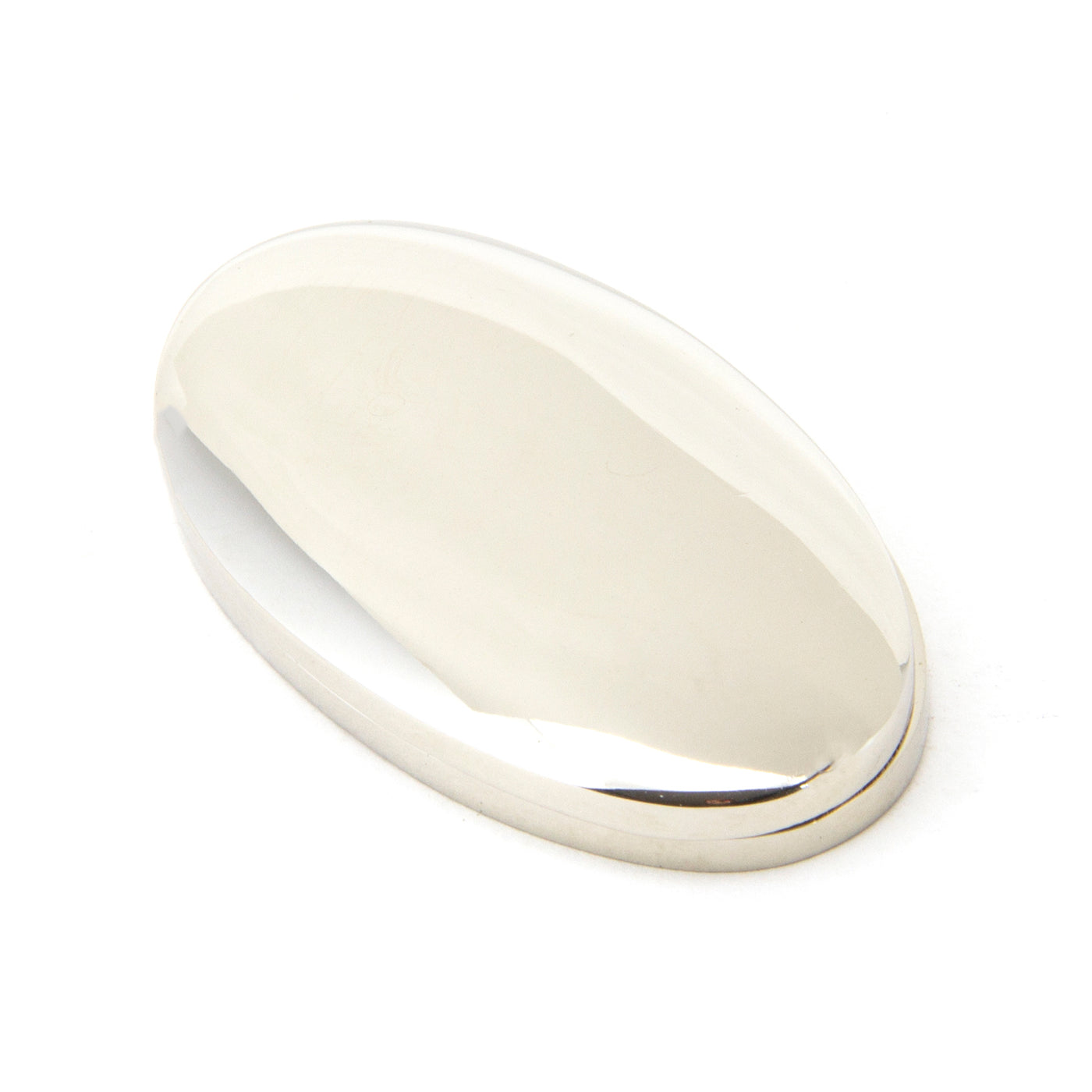 From The Anvil 91989 - Polished Nickel Oval Escutcheon & Cover  #finish_polished-nickel