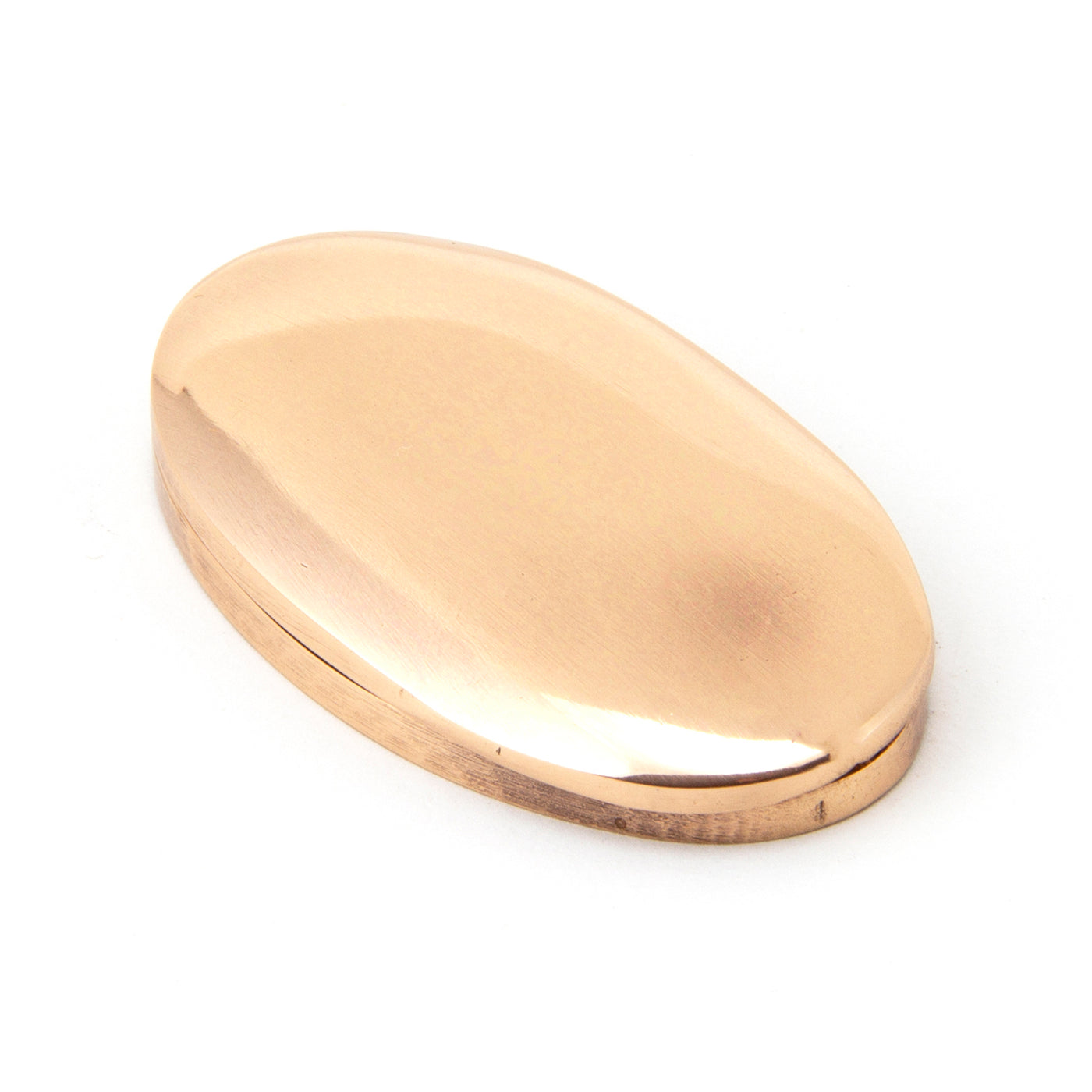 From The Anvil 91992 - Polished Bronze Oval Escutcheon & Cover  #finish_polished-bronze