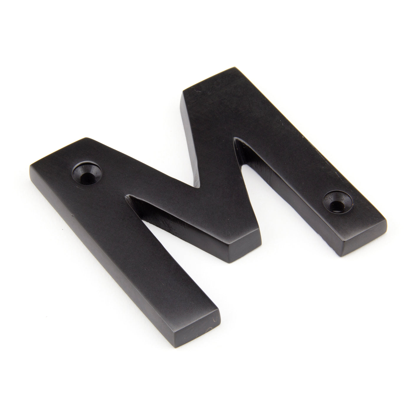 From The Anvil 92030M - Aged Bronze Letter M #finish_aged-bronze