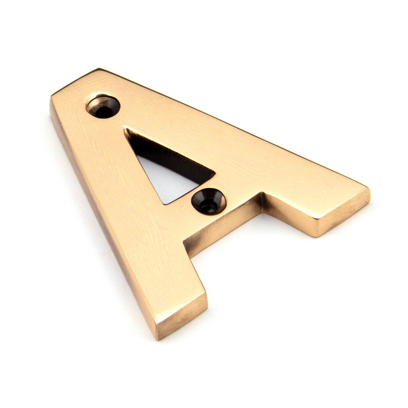 From The Anvil 92031A - Polished Bronze Letter A #finish_polished-bronze