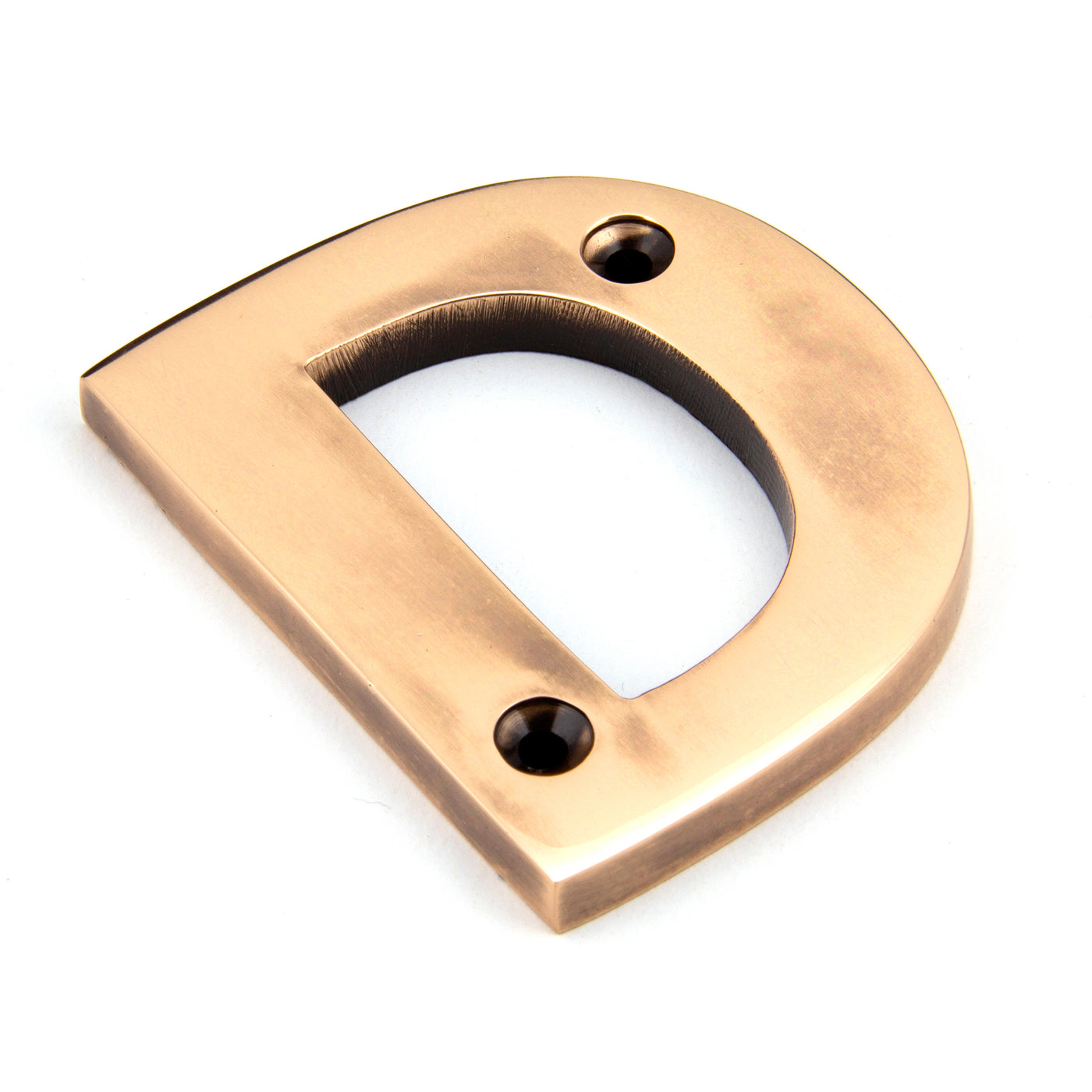 From The Anvil 92031D - Polished Bronze Letter D #finish_polished-bronze