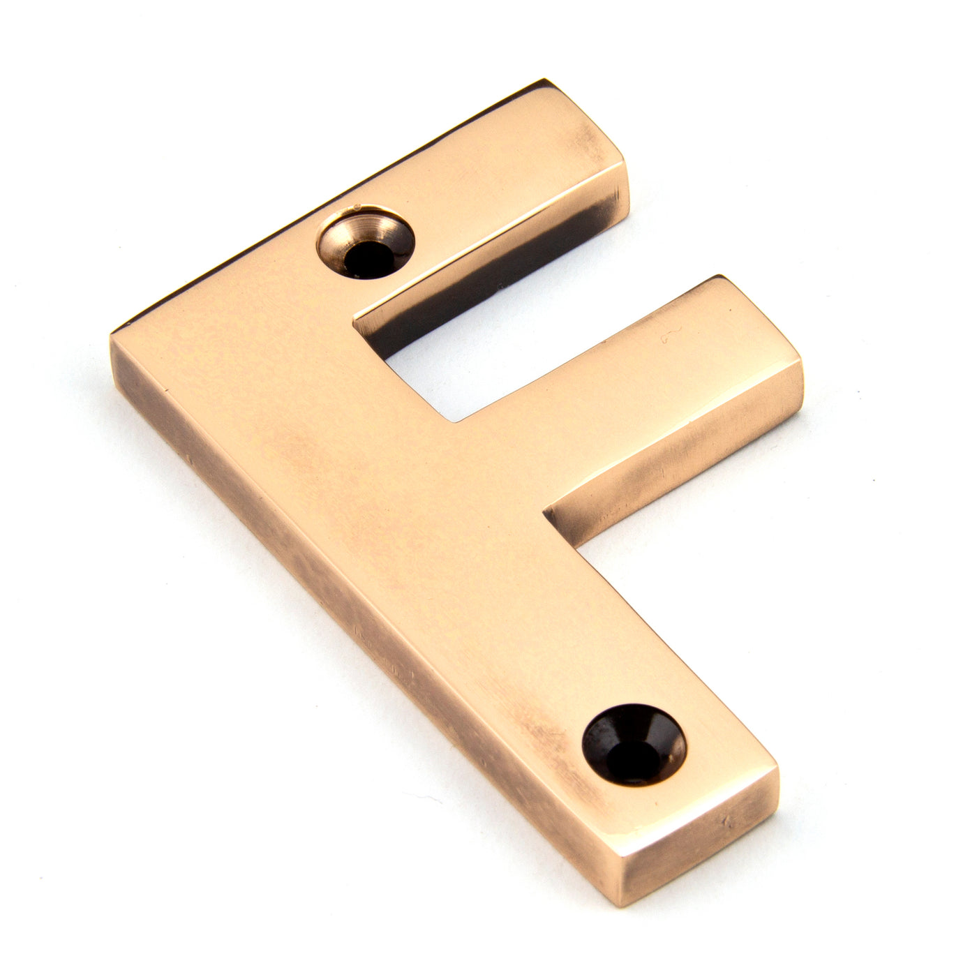 From The Anvil 92031F - Polished Bronze Letter F #finish_polished-bronze