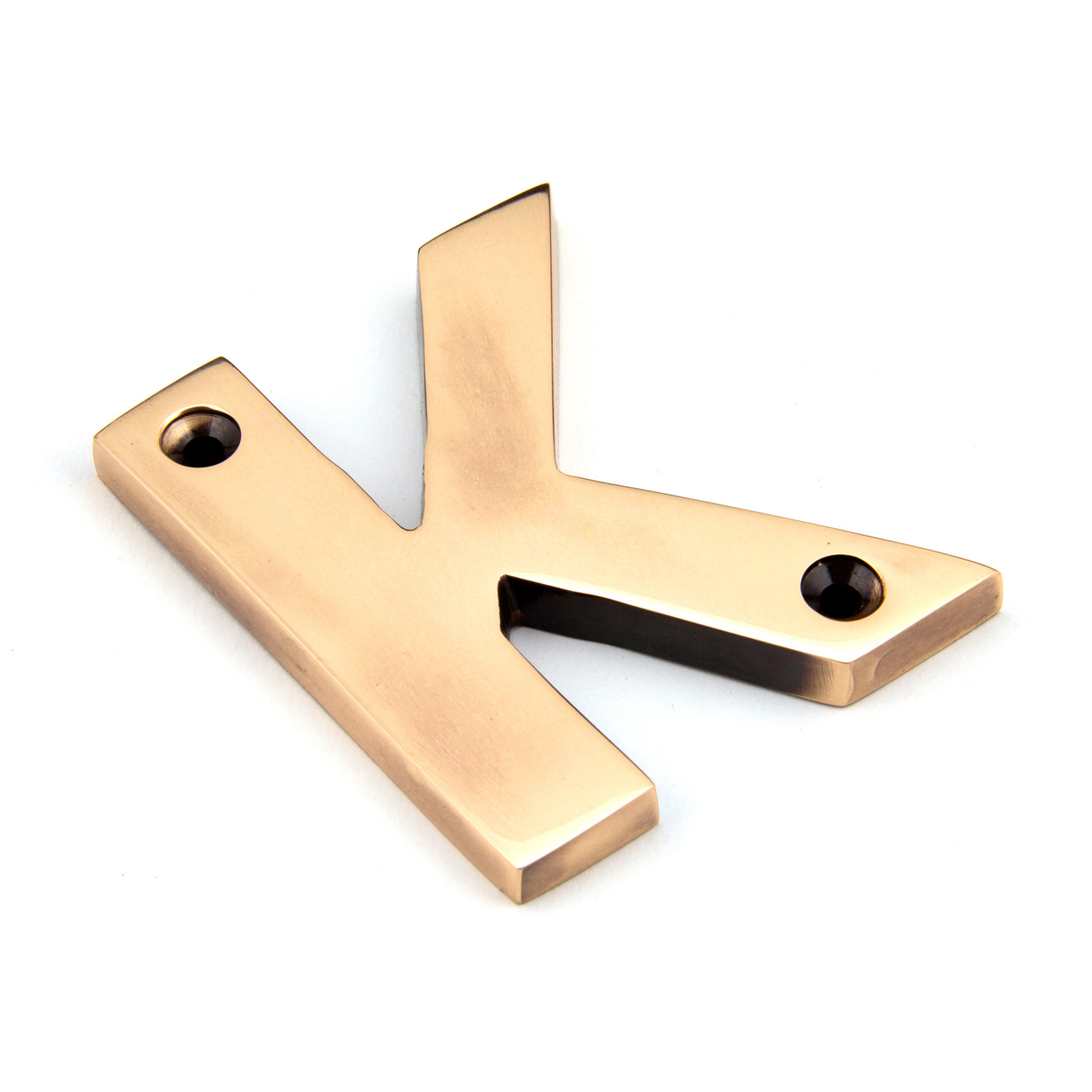 From The Anvil 92031K - Polished Bronze Letter K #finish_polished-bronze