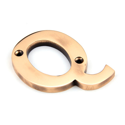 From The Anvil 92031Q - Polished Bronze Letter Q #finish_polished-bronze