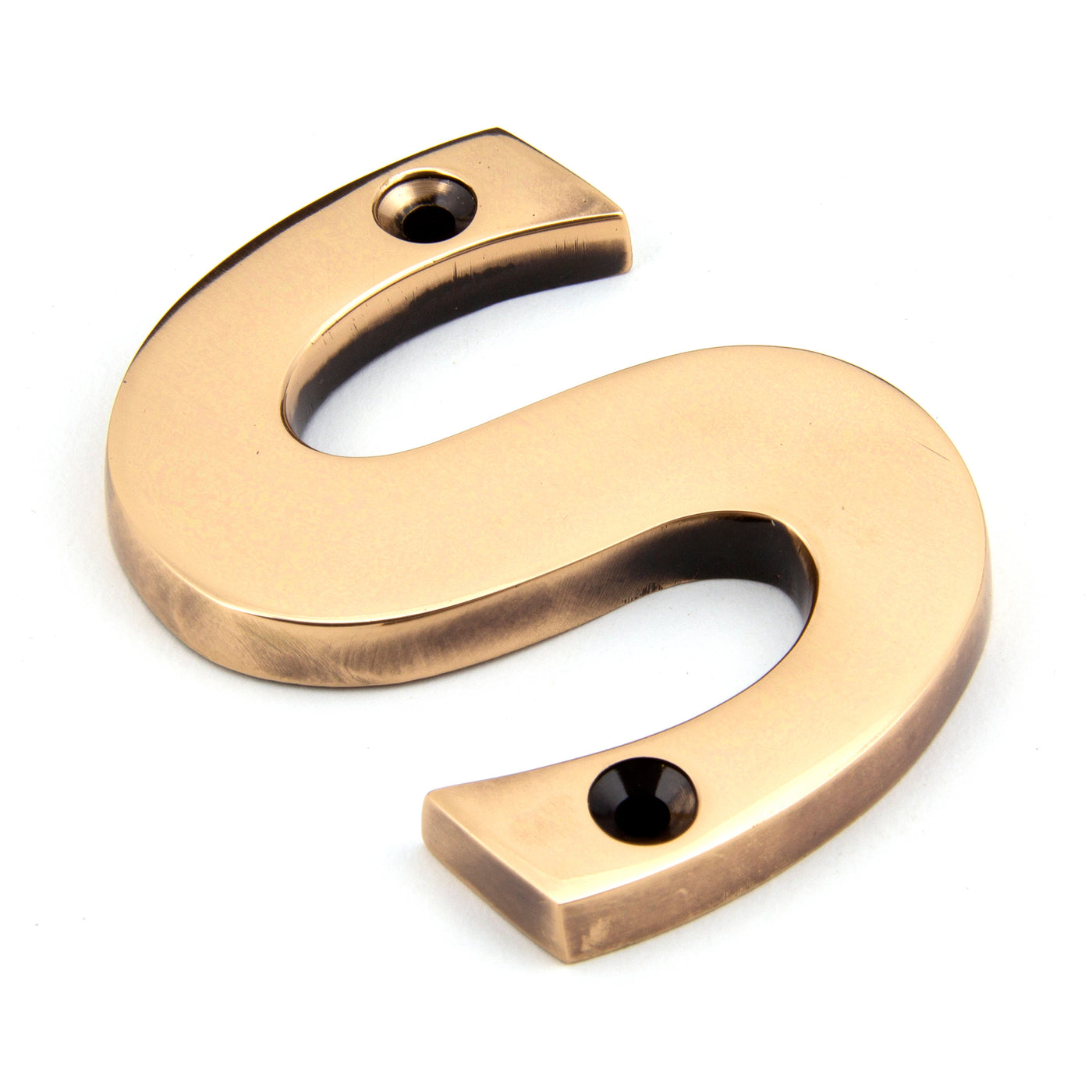 From The Anvil 92031S - Polished Bronze Letter S #finish_polished-bronze