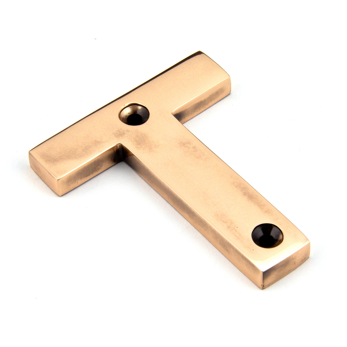 From The Anvil 92031T - Polished Bronze Letter T #finish_polished-bronze