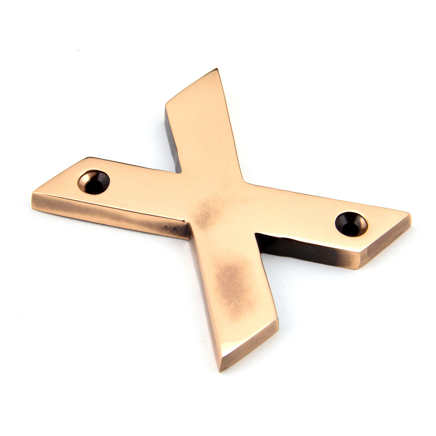 From The Anvil 92031X - Polished Bronze Letter X #finish_polished-bronze