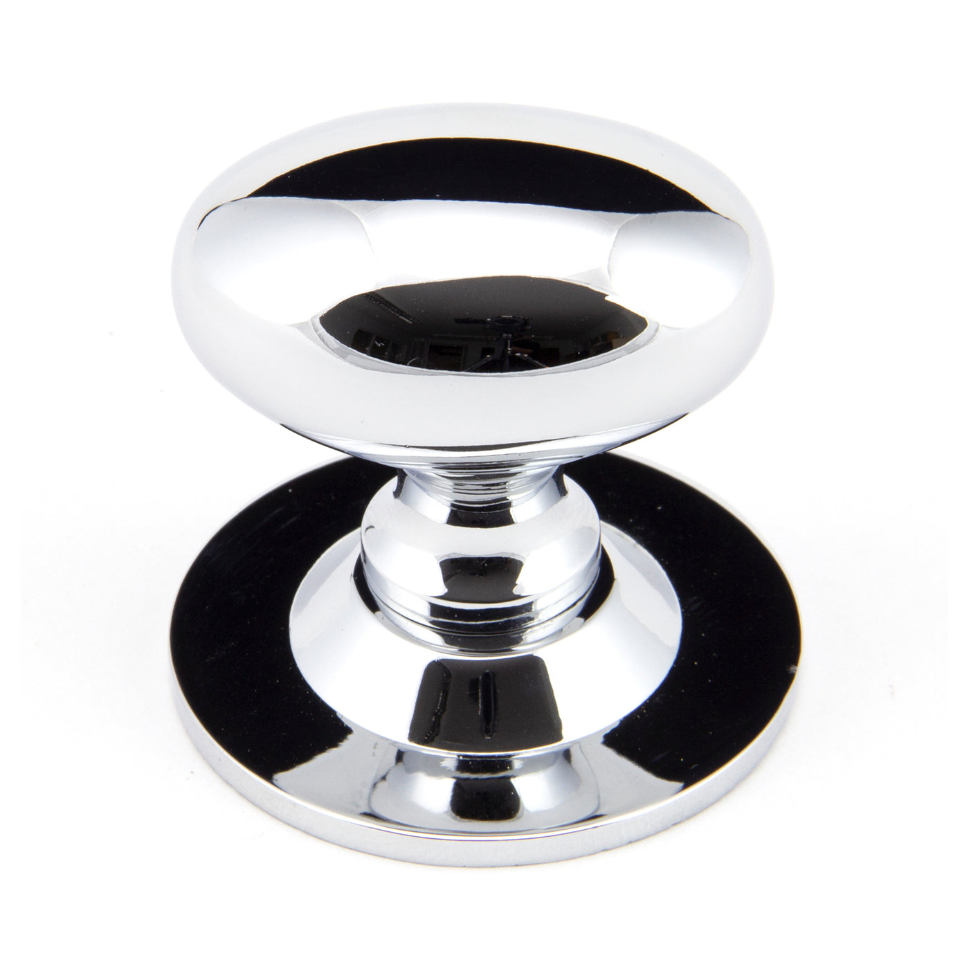 From The Anvil 92033 - Polished Chrome Oval Cabinet Knob 40mm #finish_polished-chrome