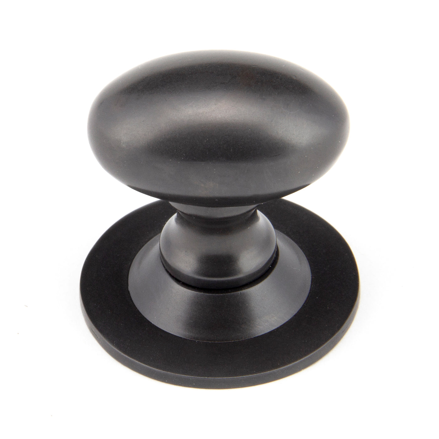 From The Anvil 92036 - Aged Bronze Oval Cabinet Knob 33mm #finish_aged-bronze