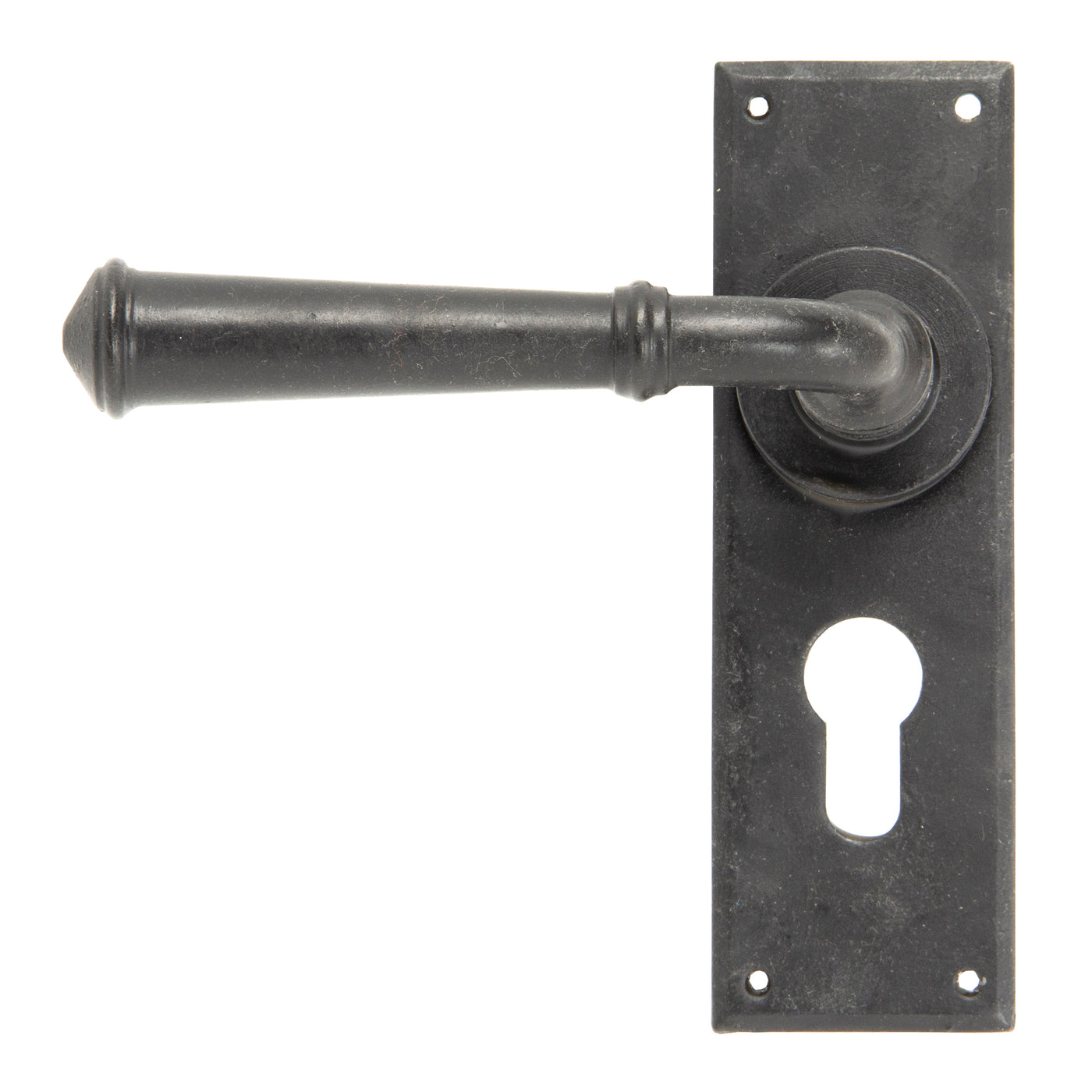 From The Anvil 92054 - External Beeswax Regency Lever Euro Lock Set #finish_beeswax-external