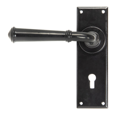 From The Anvil 92057 - Black Regency Lever Lock Set #finish_black