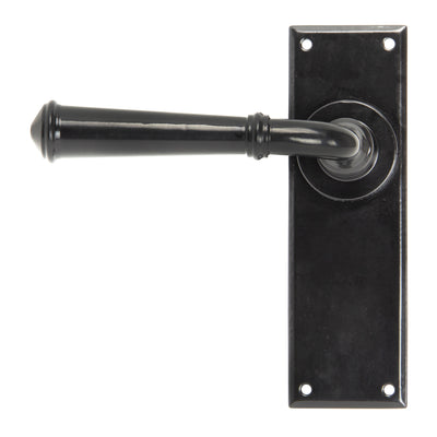 From The Anvil 92058 - Black Regency Lever Latch Set #finish_black