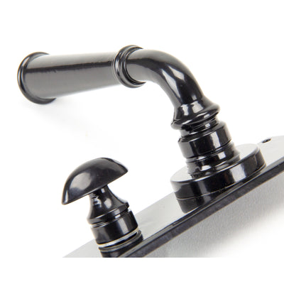 From The Anvil 92059 - Black Regency Lever Bathroom Set