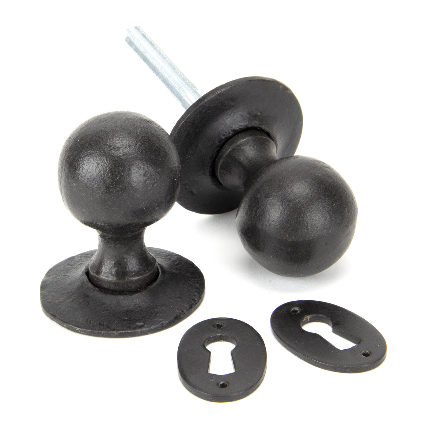 From The Anvil 92066 - External Beeswax Round Mortice/Rim Knob Set  #finish_beeswax-external