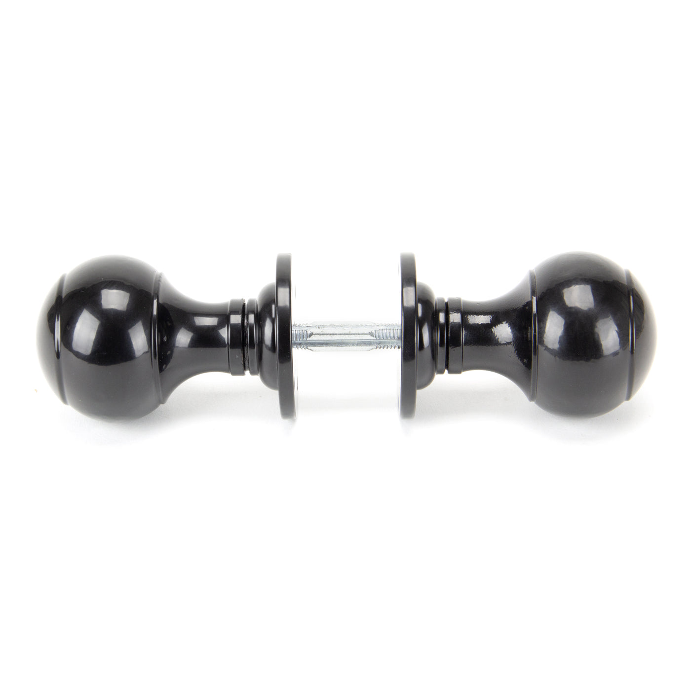 From The Anvil 92068 - Black Regency Mortice/Rim Knob Set #finish_black