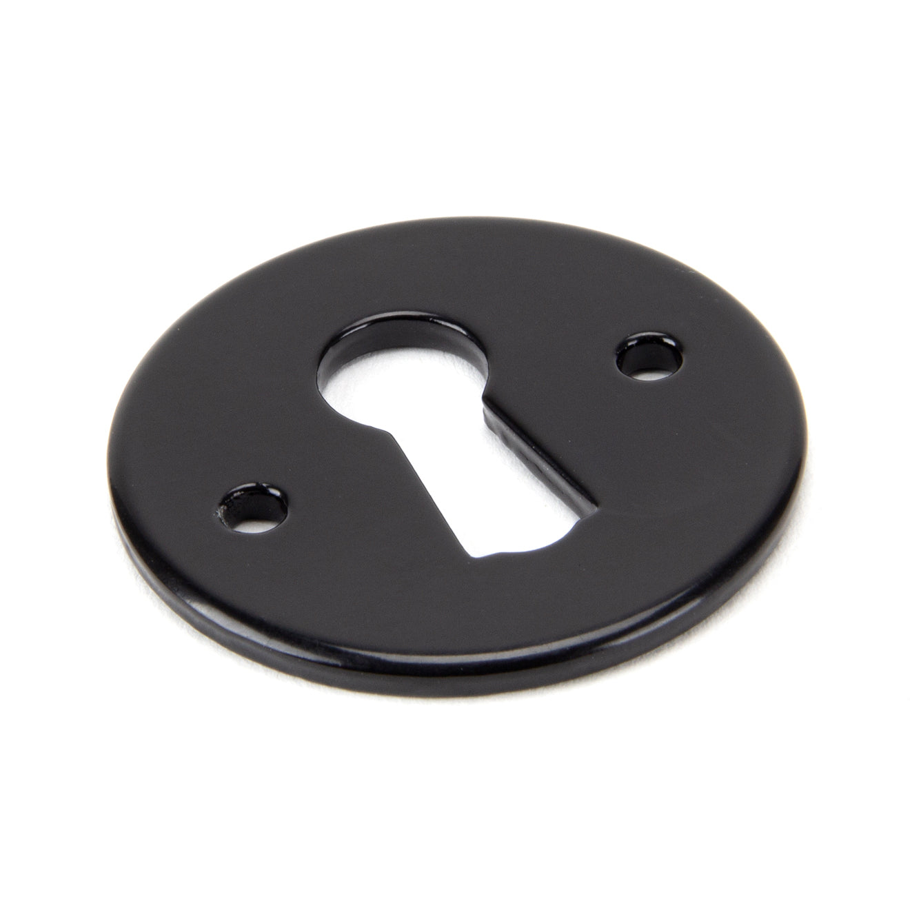 From The Anvil 92072 - Black Regency Escutcheon  #finish_black