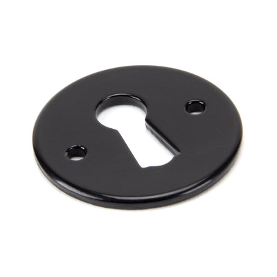 From The Anvil 92072 - Black Regency Escutcheon  #finish_black