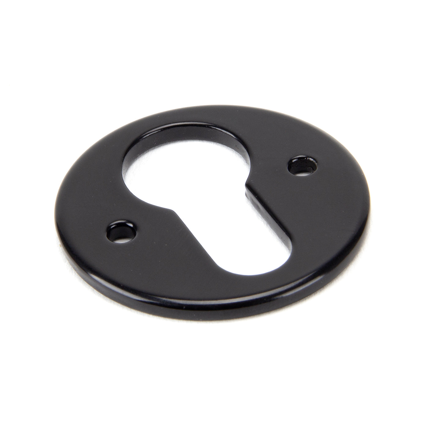 From The Anvil 92074 - Black Regency Euro Escutcheon  #finish_black