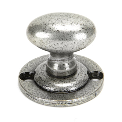 From The Anvil 92129 - Pewter Oval Rack Bolt  #finish_pewter-patina